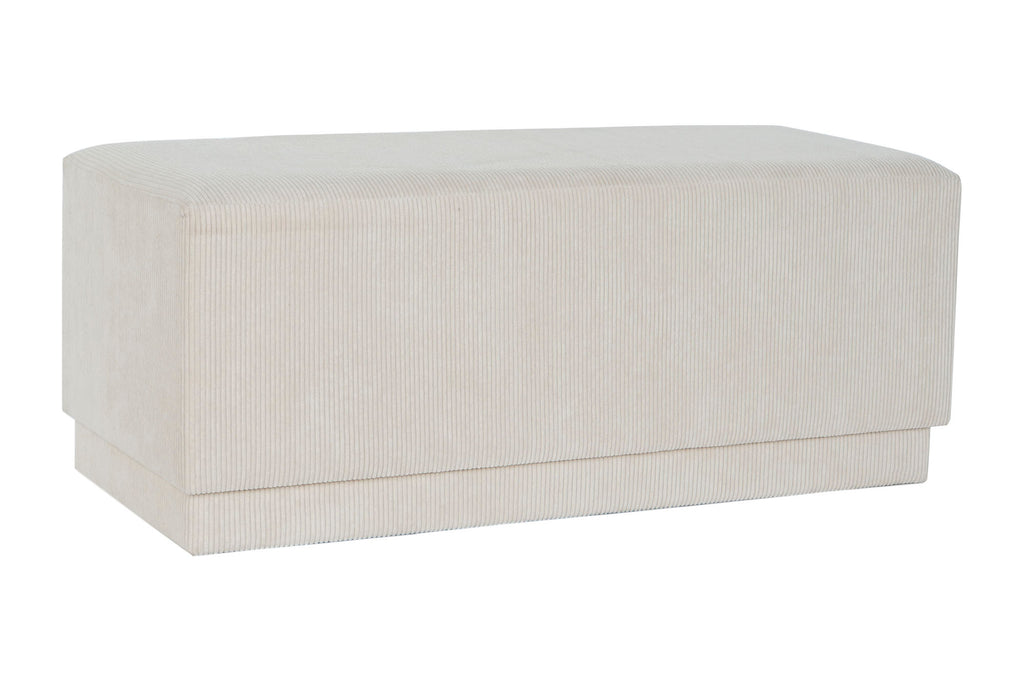 DESCALZADORA POLIESTER MDF 100X40X40 BEIGE - Imagen 1