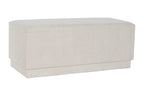 DESCALZADORA POLIESTER MDF 100X40X40 BEIGE - Imagen 1