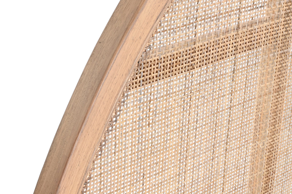 CABECERO CAMA RUBBERWOOD RATAN 180X3,5X120 NATURAL - Imagen 2