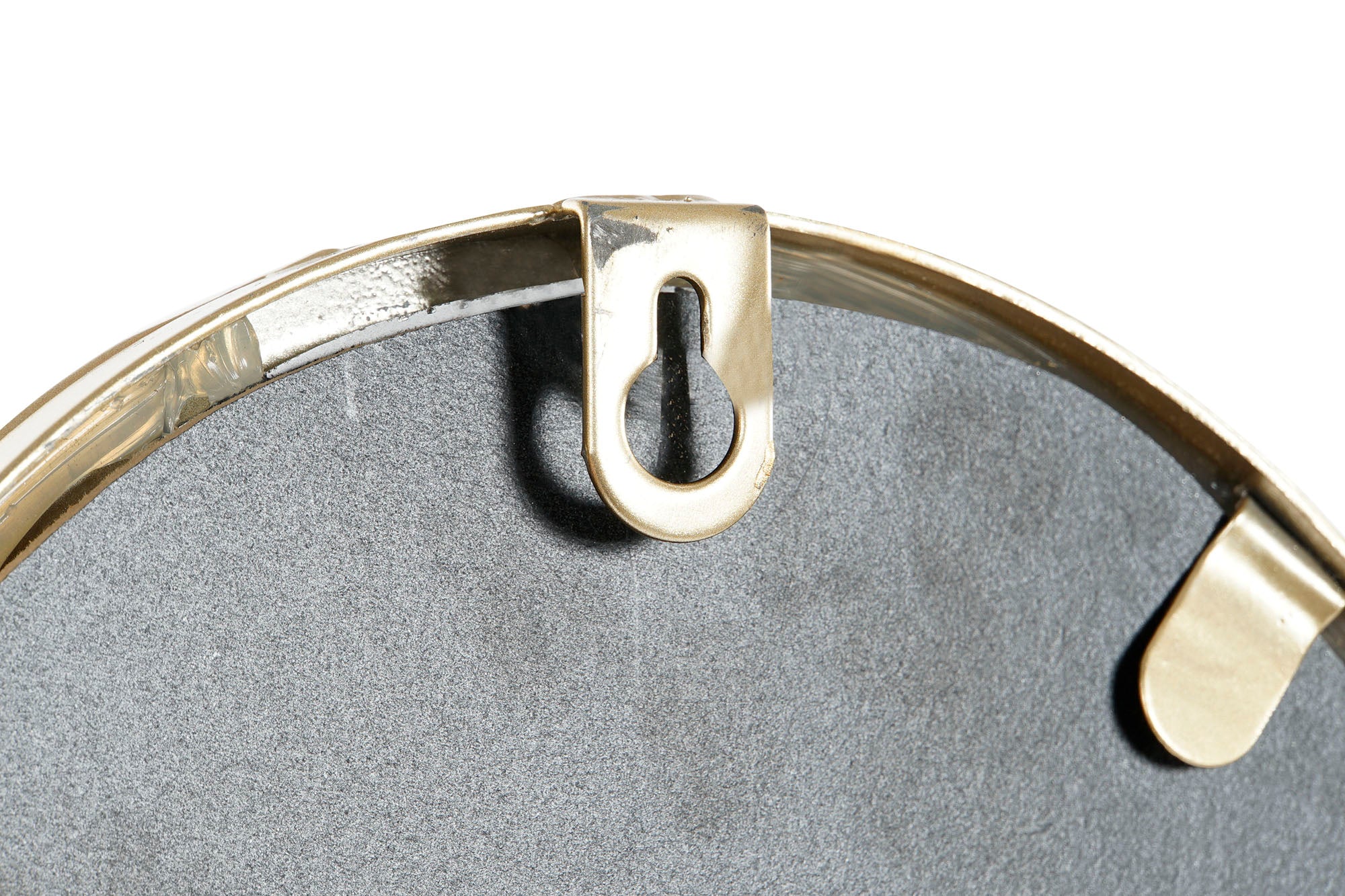 ESPEJO METAL CRISTAL 73X2X73 DORADO - Imagen 4