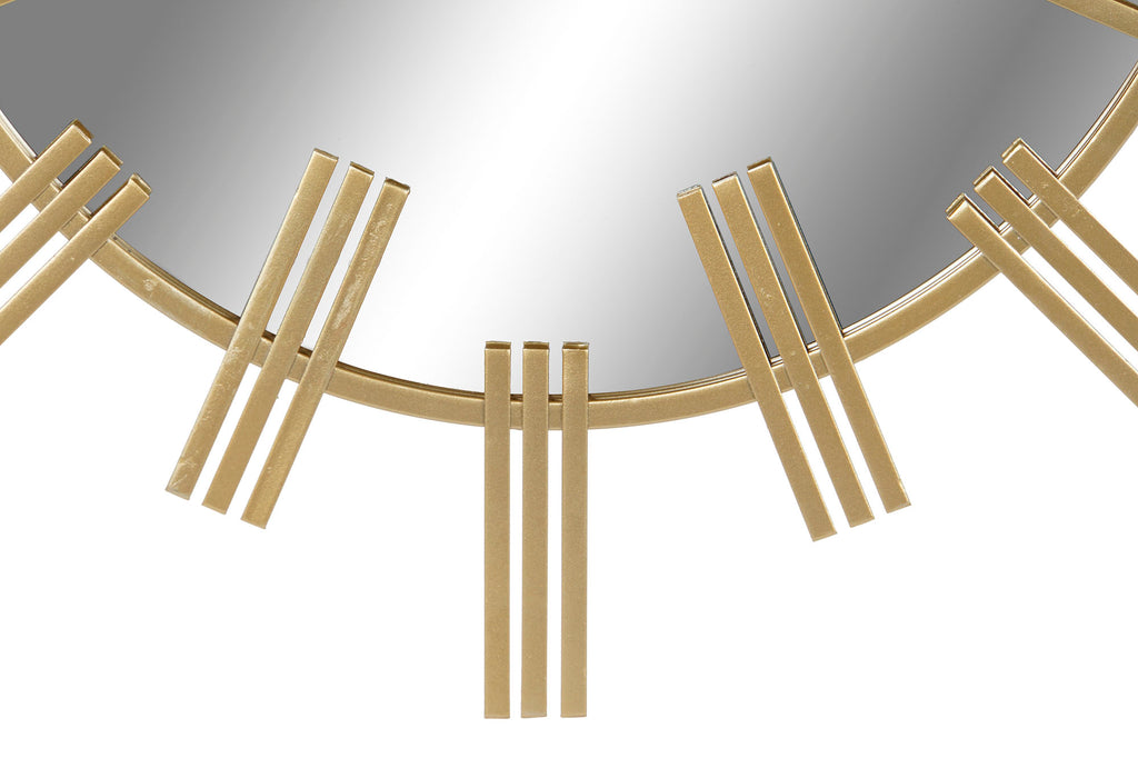 ESPEJO METAL CRISTAL 85X2X85 DORADO - Imagen 2