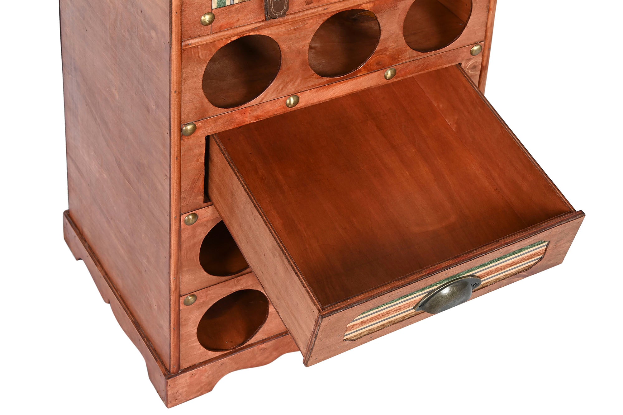 BOTELLERO ALAMO PU 40X35,5X71 MARRON - Imagen 3