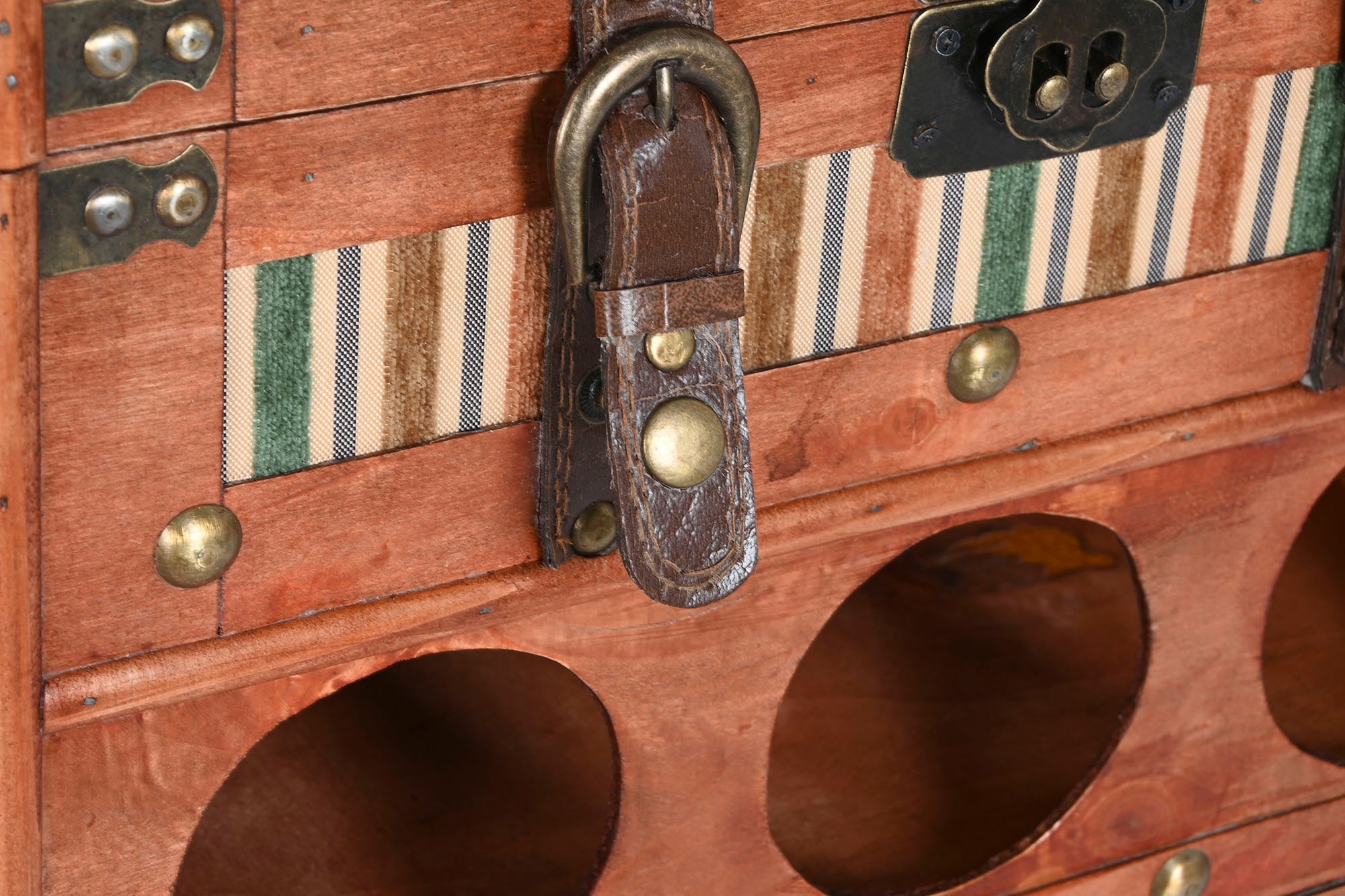 BOTELLERO ALAMO PU 40X35,5X71 MARRON - Imagen 4