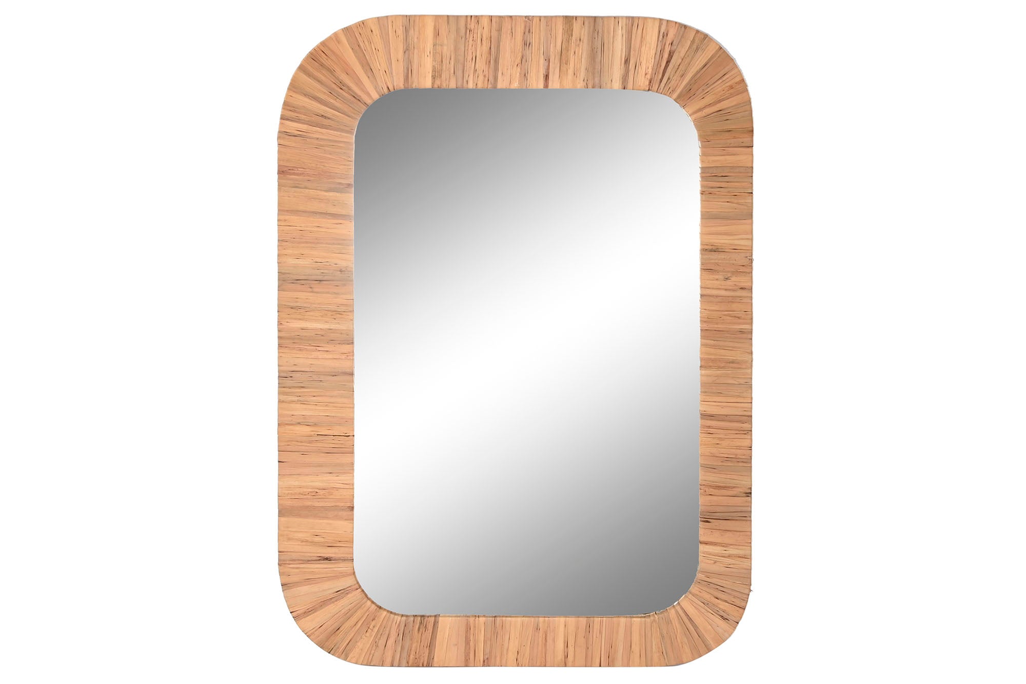 ESPEJO ABETO FIBRA 70X3X100 NATURAL NATURAL - Imagen 1
