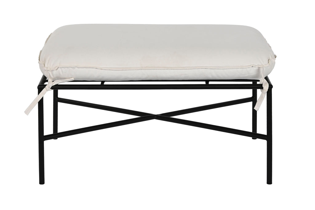 REPOSAPIES METAL POLIESTER 70X45X43 NEGRO - Imagen 1