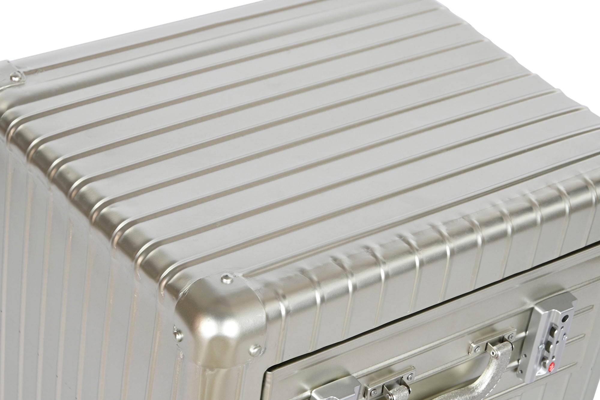 MESITA DE NOCHE METAL MDF 46X39X63 PLATEADO - Imagen 1