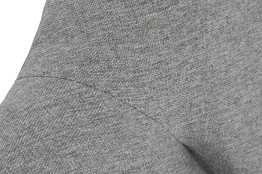 CABECERO CAMA POLIESTER MDF 157X8X160 GRIS - Imagen 3