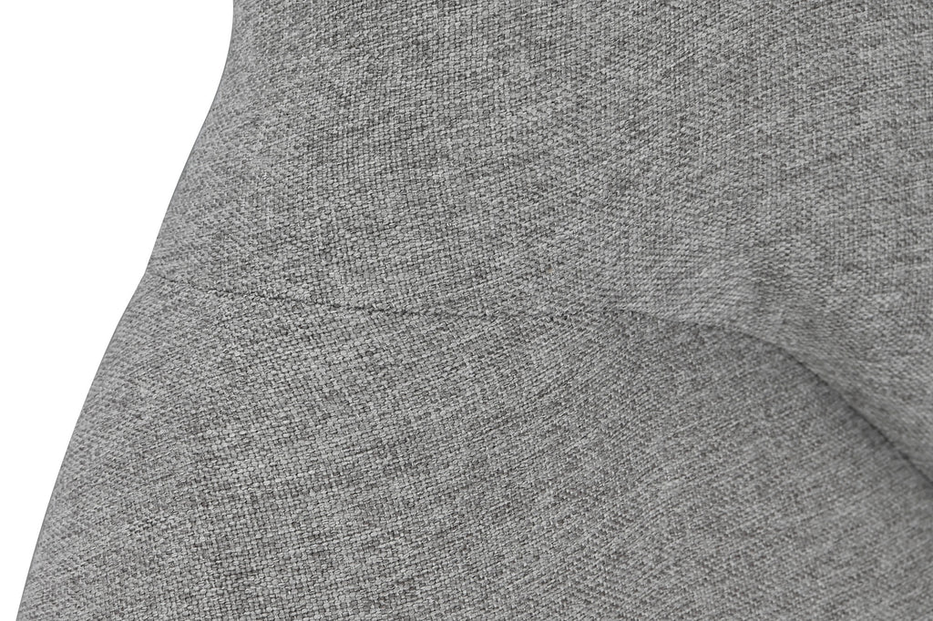 CABECERO CAMA POLIESTER MDF 189X8X180 GRIS - Imagen 4