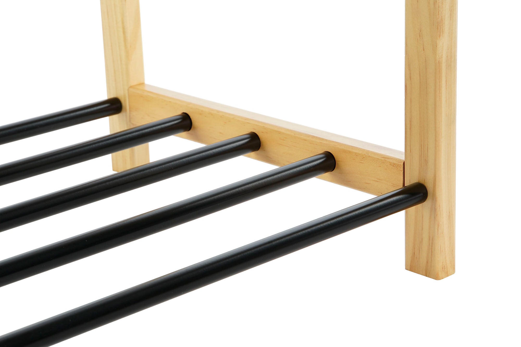 ZAPATERO PINO ACERO 80X31X32 NEGRO - Imagen 3