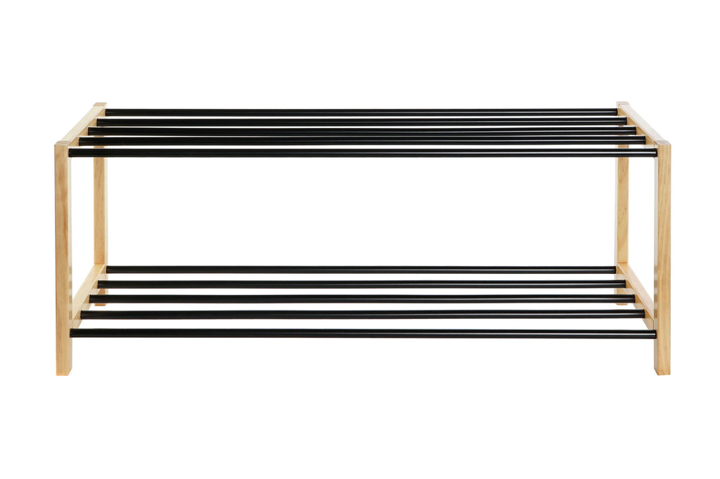 ZAPATERO PINO ACERO 80X31X32 NEGRO - Imagen 4