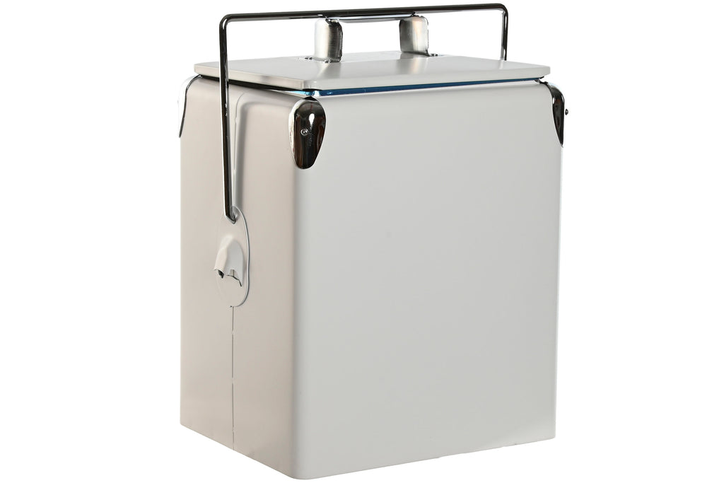 NEVERA METAL PVC 32X24X43 17 LITROS BLANCO - Imagen 2