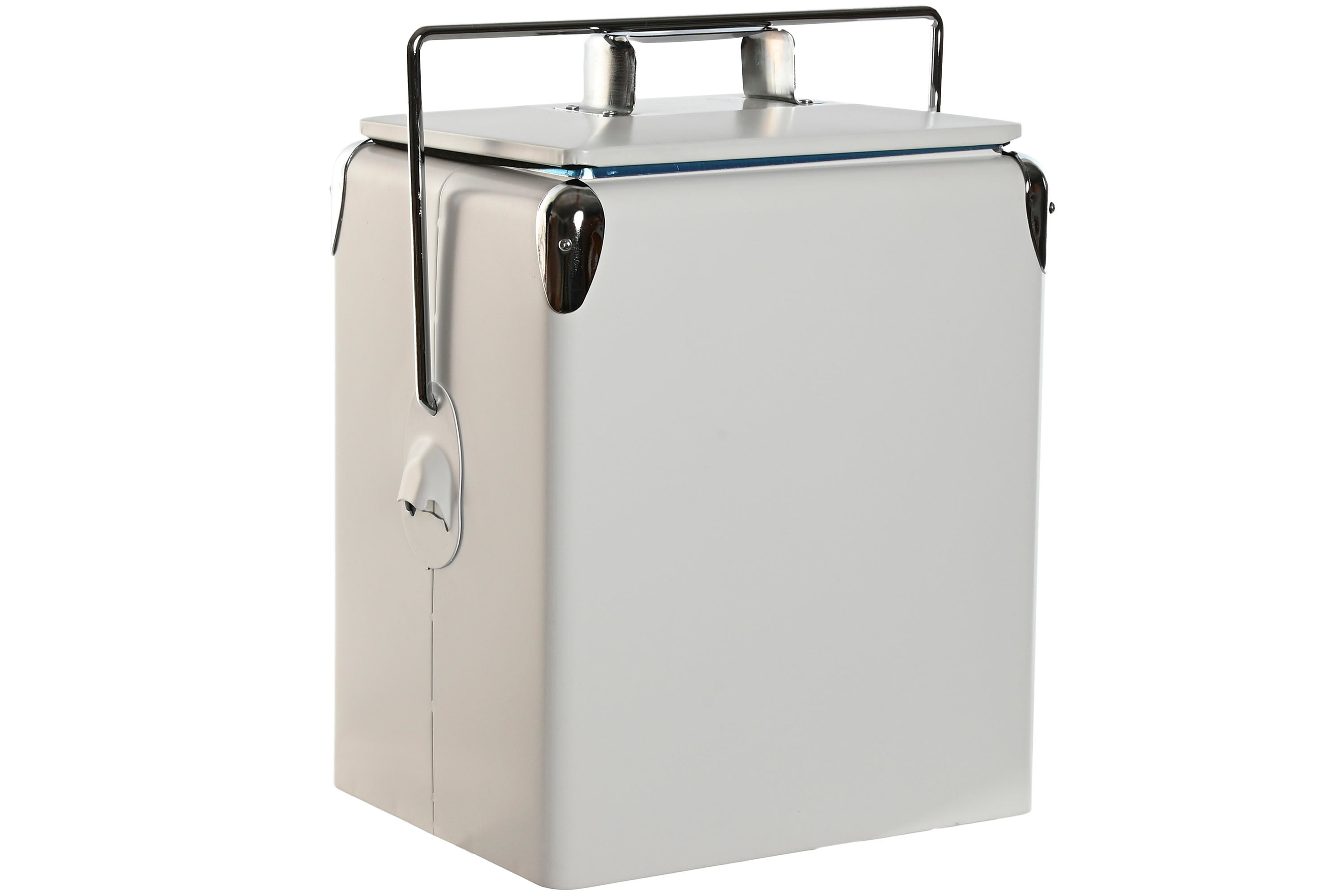 NEVERA METAL PVC 32X24X43 17 LITROS BLANCO - Imagen 2