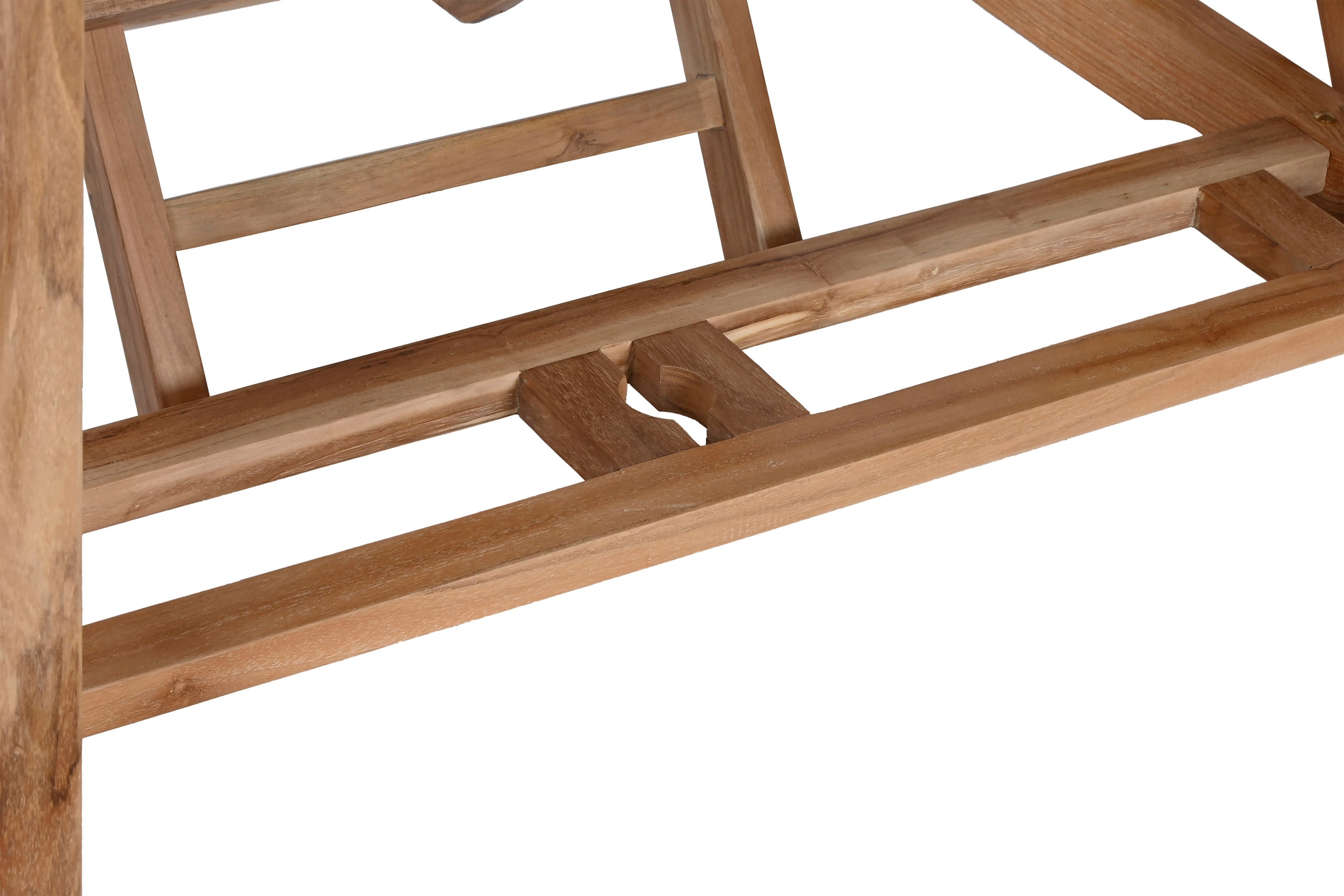 MESA COMEDOR SET 9 TECA 180X100X75 108,00 EXTENSIB - Imagen 5