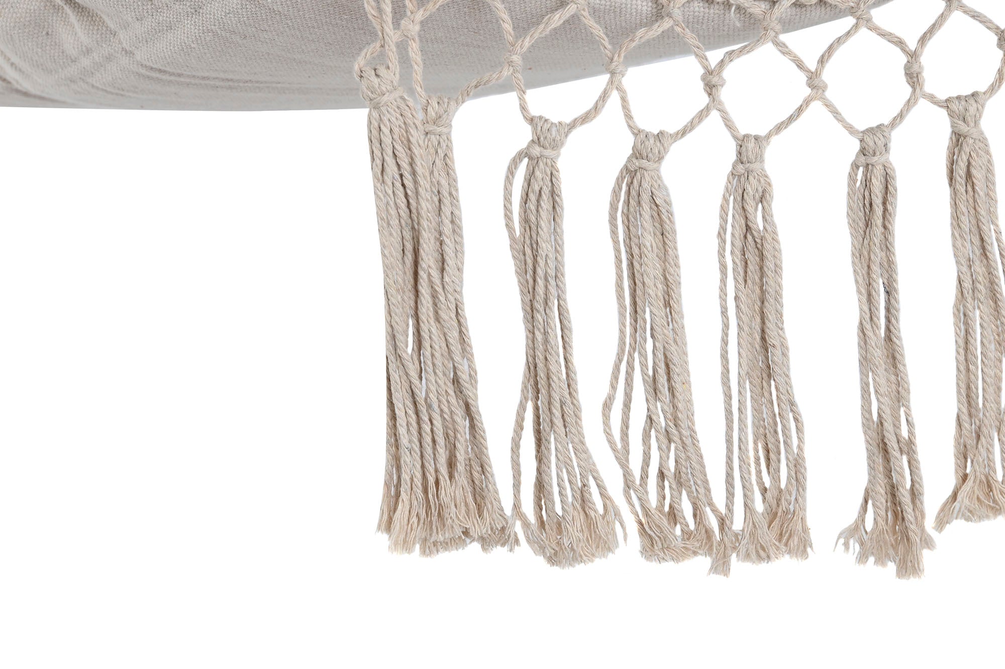 SILLA COLGANTE ALGODON ABETO 90X50X130 BLANCO - Imagen 1