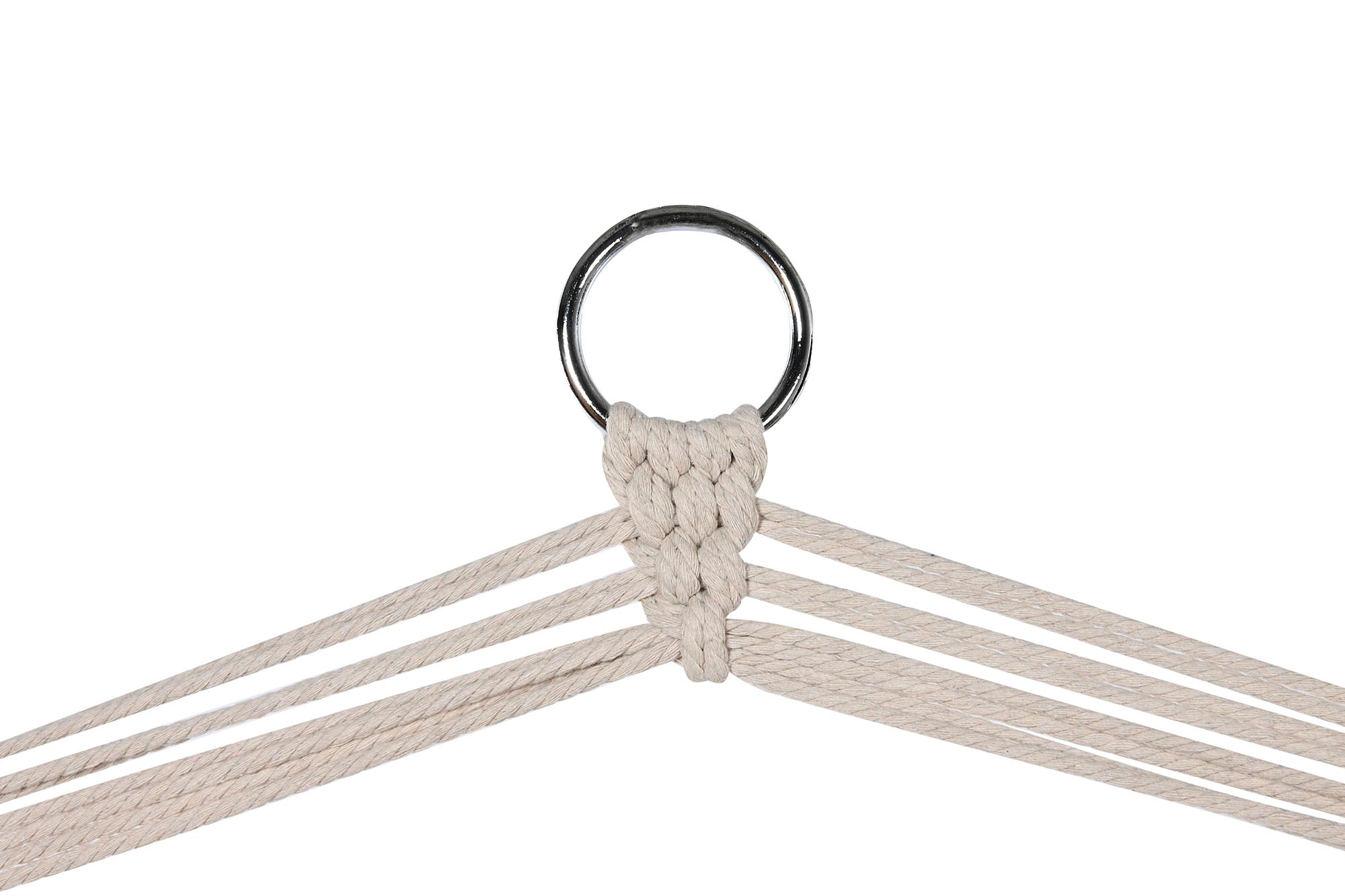 SILLA COLGANTE ALGODON ABETO 90X50X130 BLANCO - Imagen 2