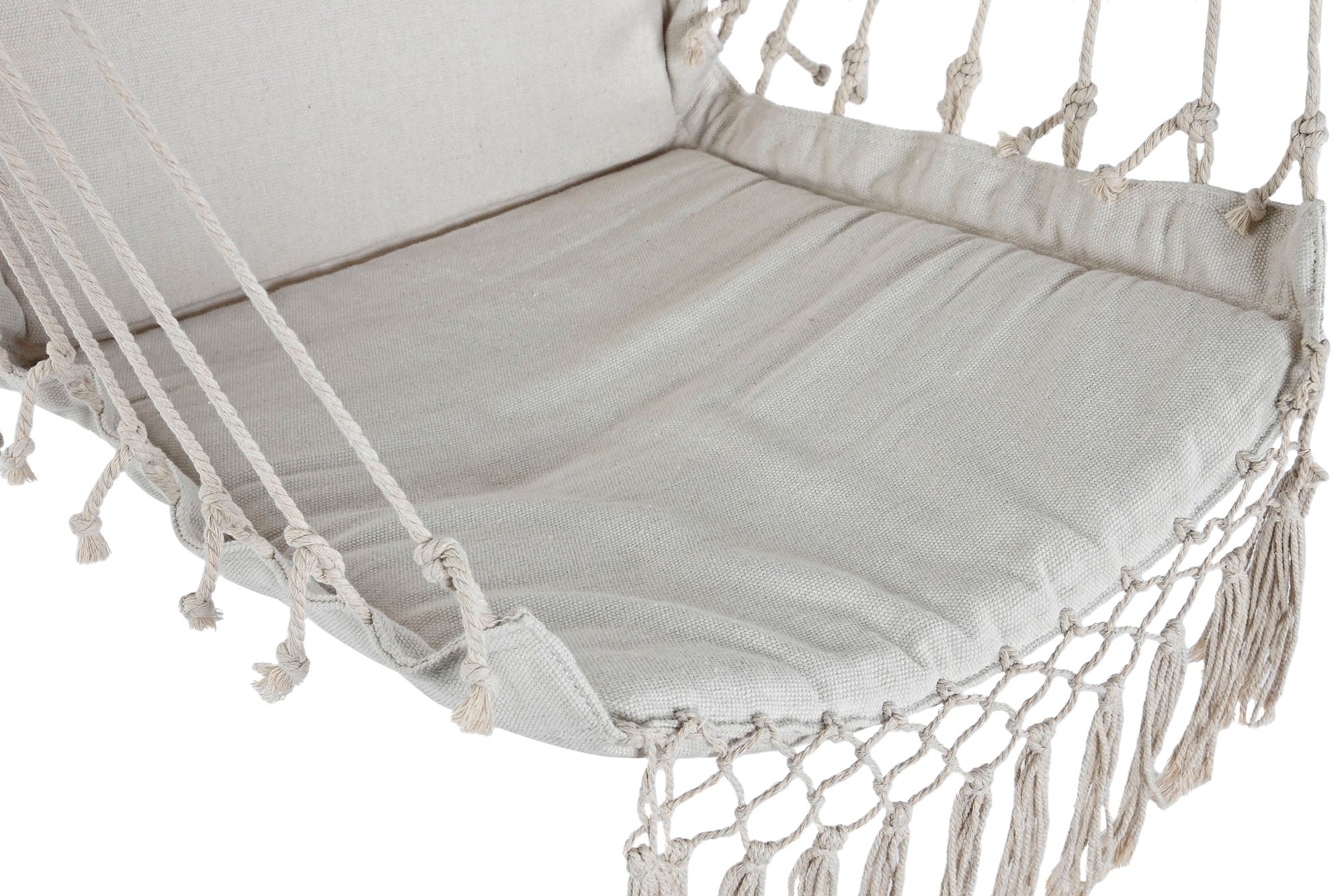 SILLA COLGANTE ALGODON ABETO 90X50X130 BLANCO - Imagen 6