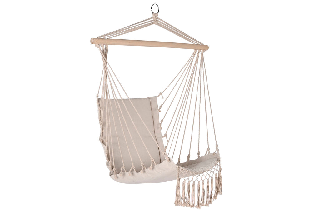 SILLA COLGANTE ALGODON ABETO 90X50X130 BLANCO - Imagen 4