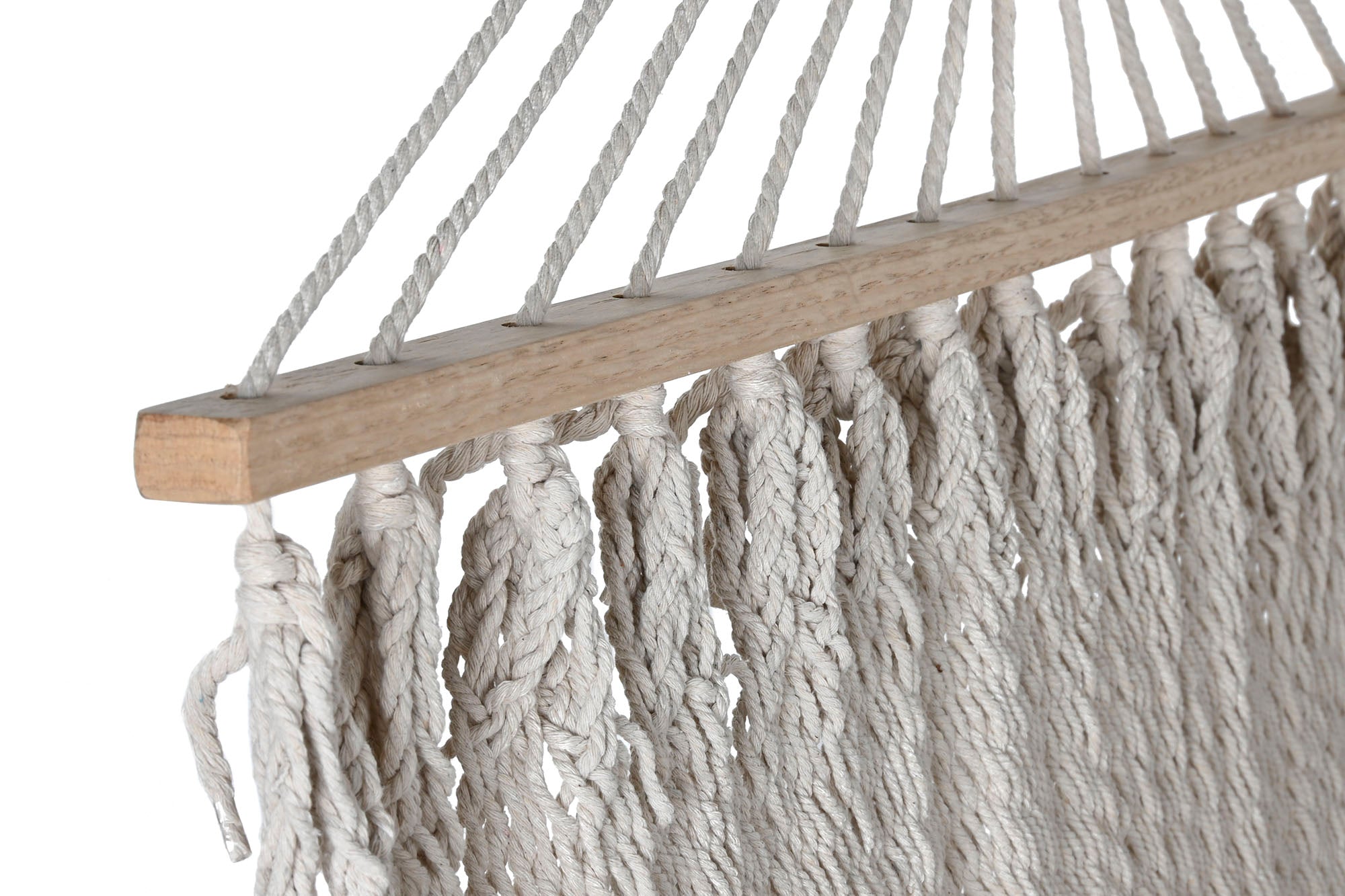 HAMACA ALGODON 100X200X5 BLANCO - Imagen 4