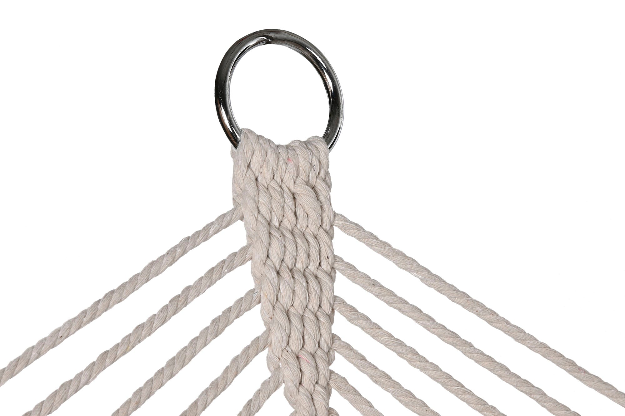 HAMACA ALGODON 100X200X5 BLANCO - Imagen 5