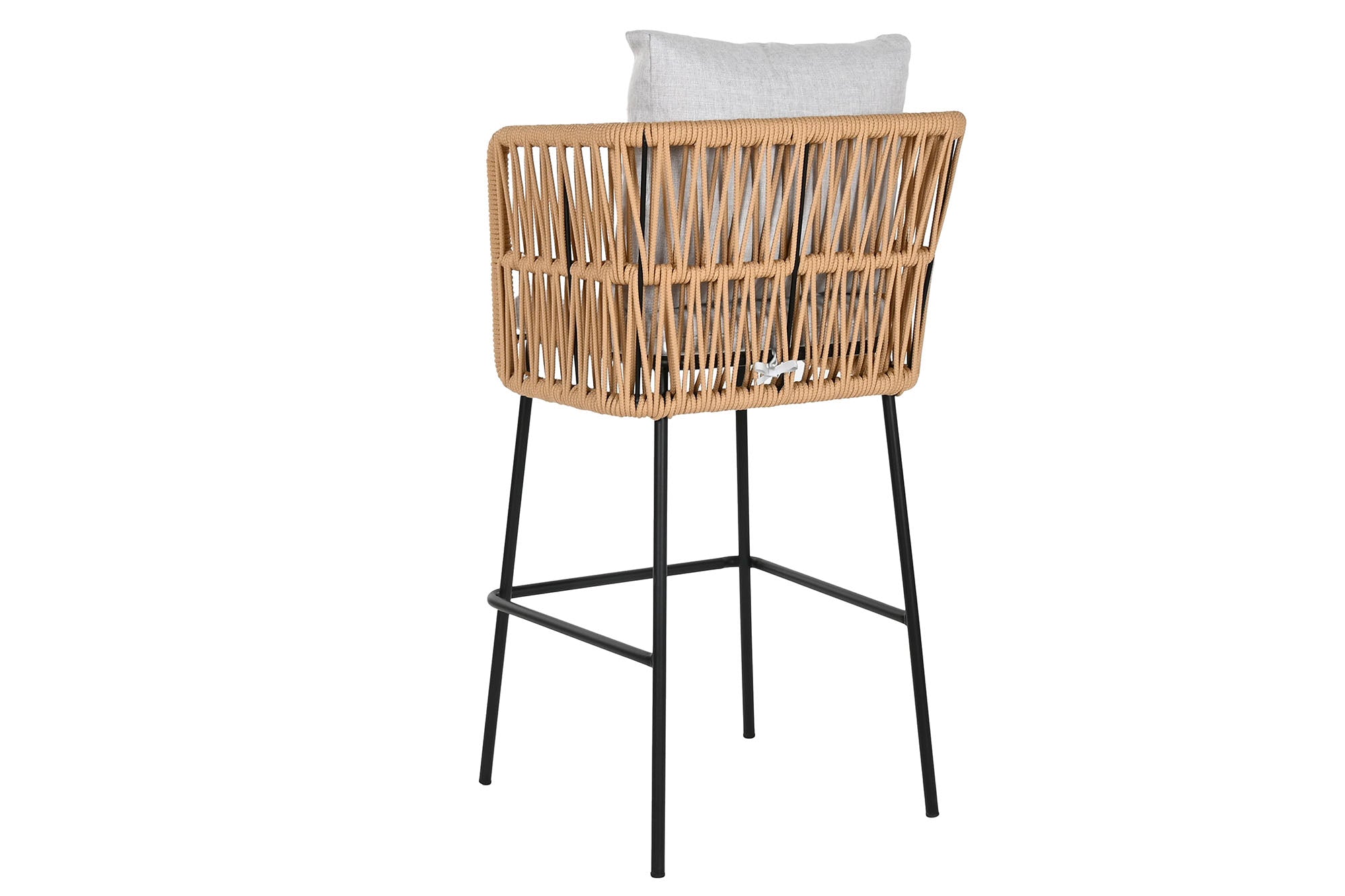 TABURETE ACERO POLIESTER 59X58X100 GRIS - Imagen 3