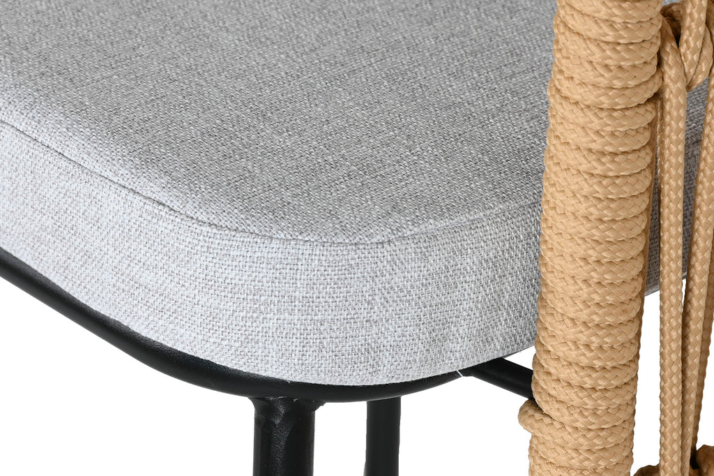 TABURETE ACERO POLIESTER 59X58X100 GRIS - Imagen 6