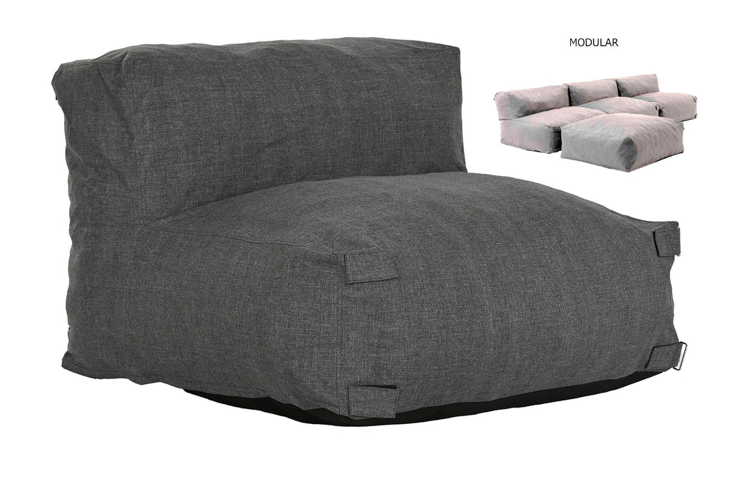 SILLON POLIESTER 90X87X65 MODULAR GRIS - Imagen 1