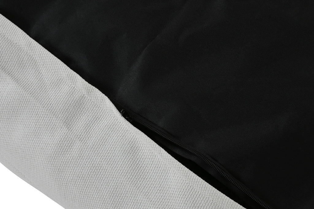 POUF POLIESTER 87X87X32 MODULAR BEIGE - Imagen 5