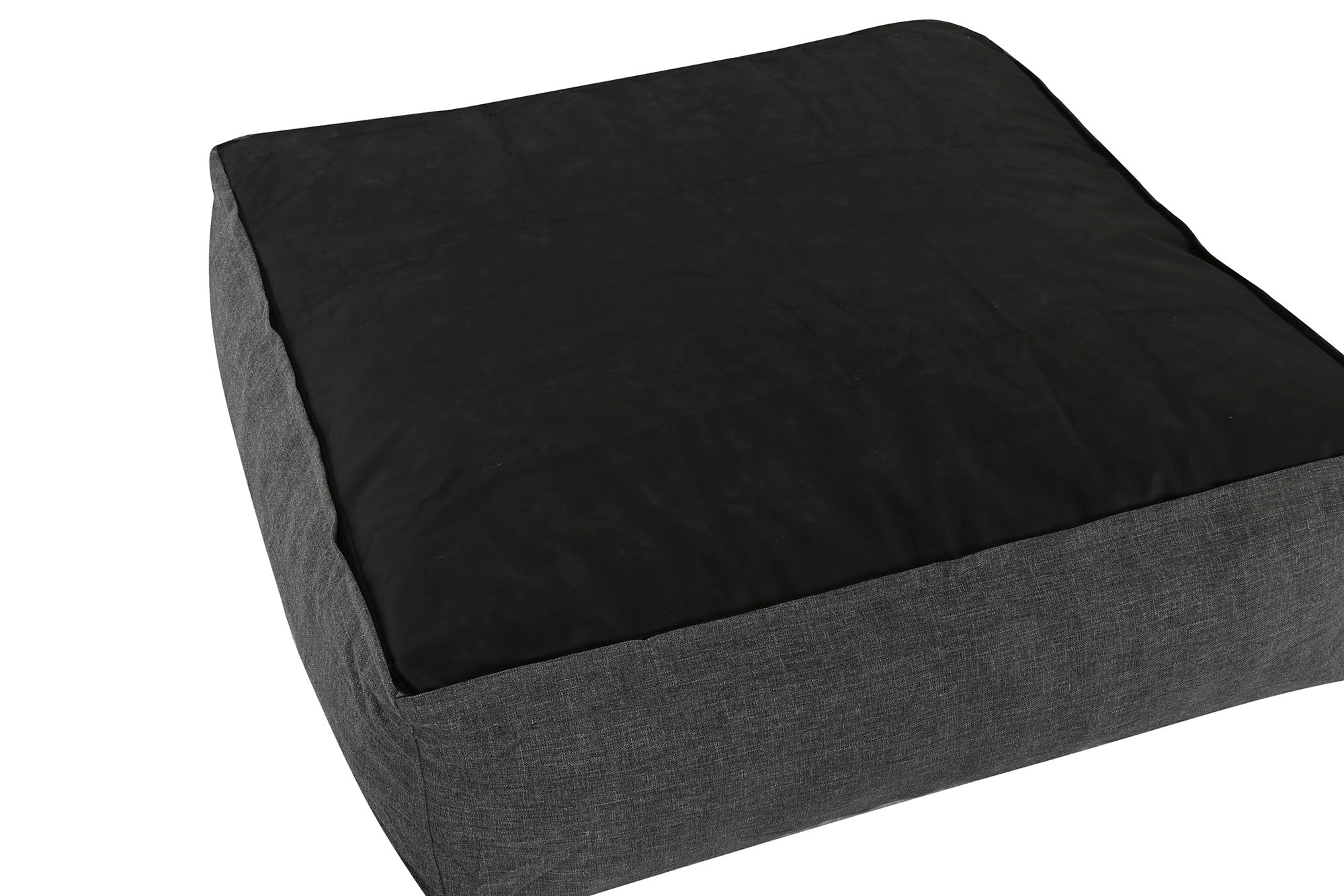POUF POLIESTER 87X87X32 MODULAR GRIS - Imagen 5
