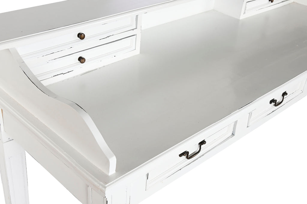 ESCRITORIO CAOBILLA 150X57X100 BLANCO ROTO - Imagen 2