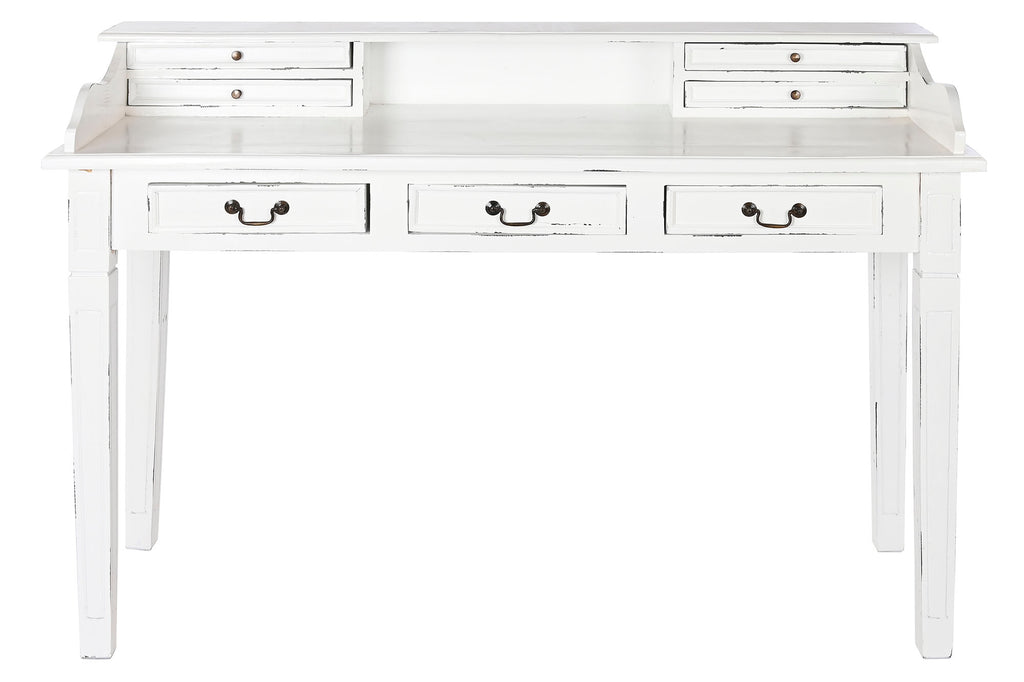 ESCRITORIO CAOBILLA 150X57X100 BLANCO ROTO - Imagen 1