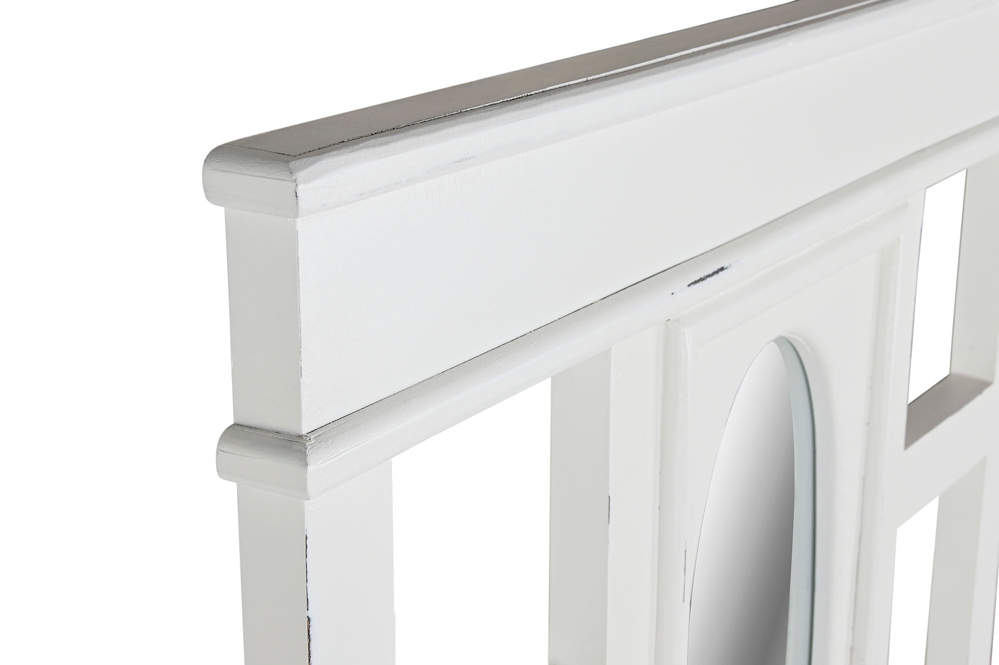 RECIBIDOR CAOBILLA 77X31X180 BLANCO ROTO - Imagen 2