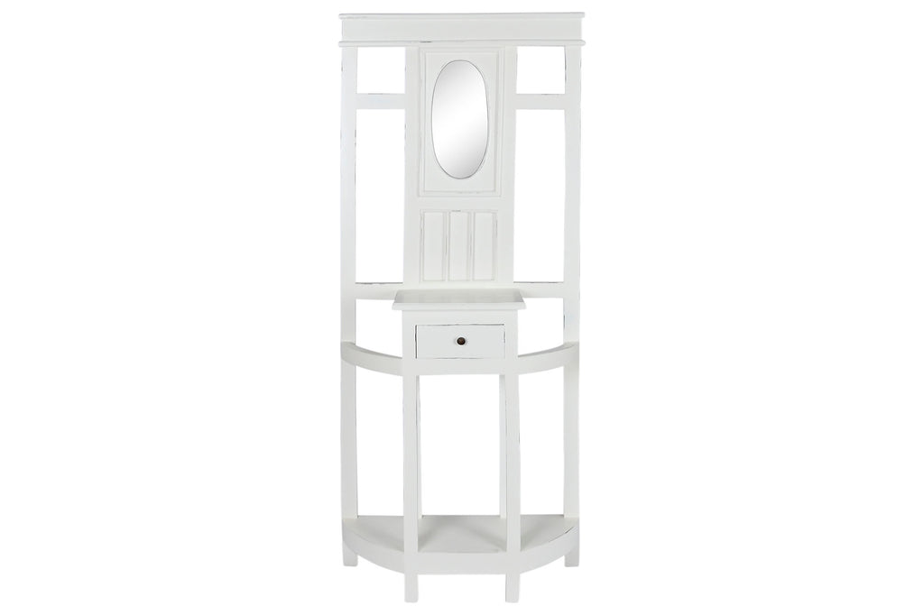 RECIBIDOR CAOBILLA 77X31X180 BLANCO ROTO - Imagen 3