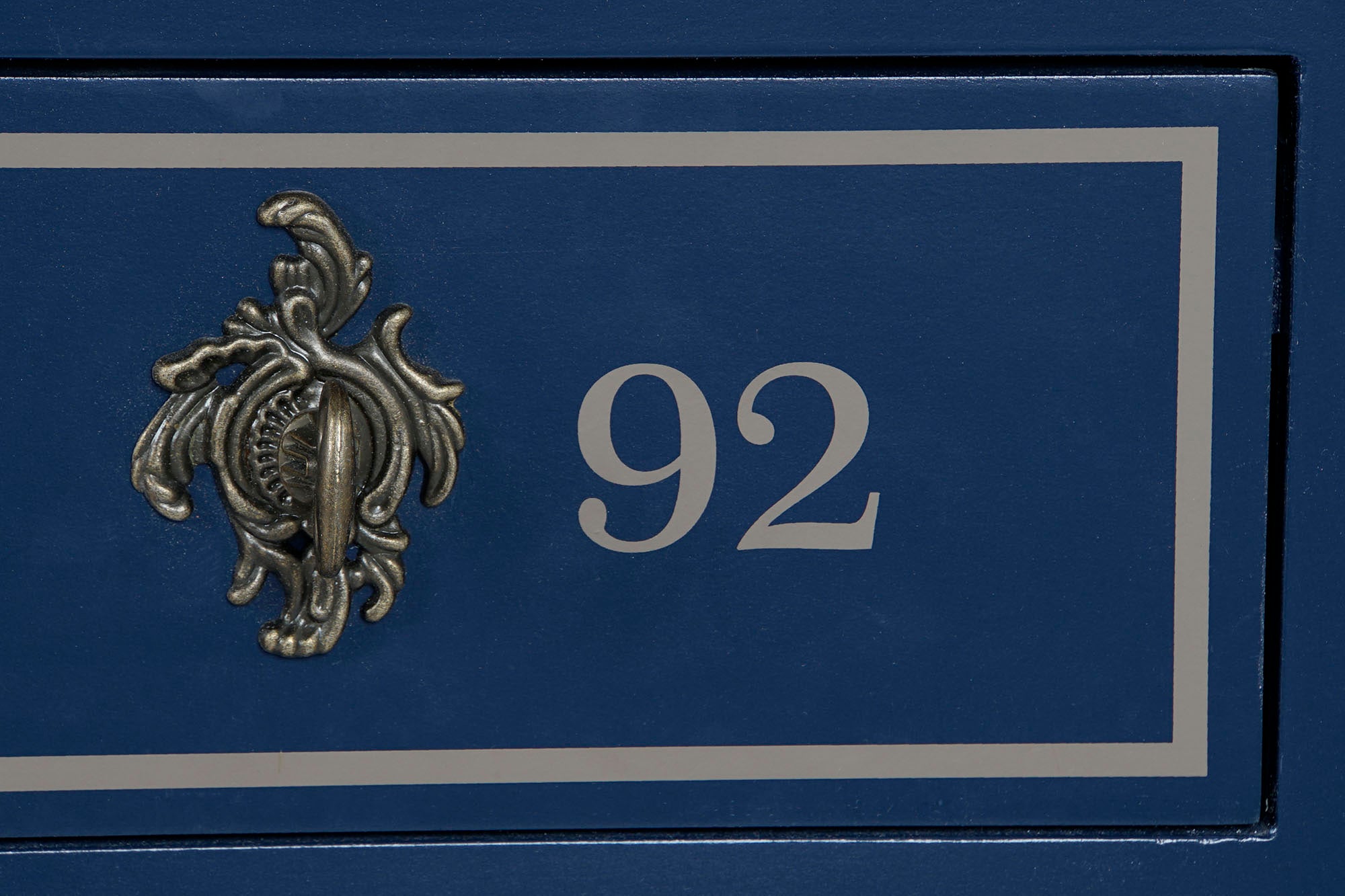 CONSOLA PAULOWNIA 103X35X80 10CAJ, AZUL MARINO - Imagen 4