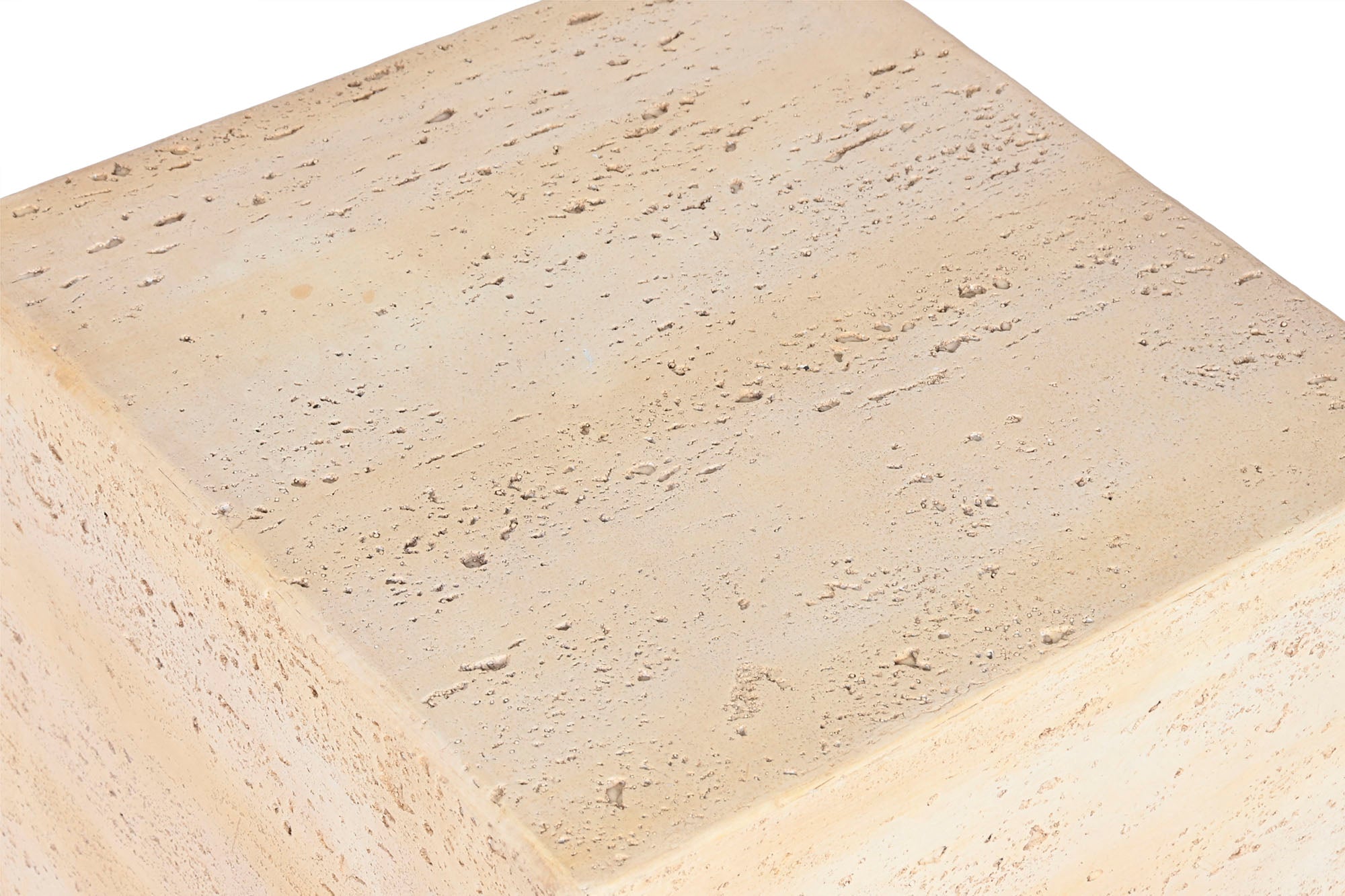 MESITA AUXILIAR MAGNESIA 40X40X40 SIMIL MARMOL - Imagen 3