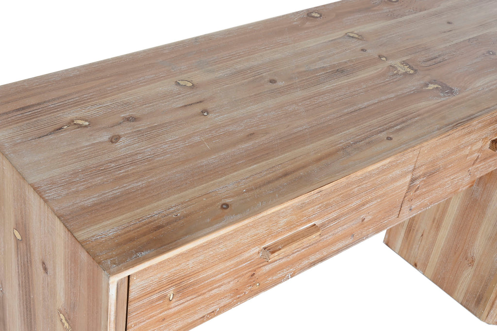 CONSOLA ABETO MDF 120X40X80 NATURAL - Imagen 5