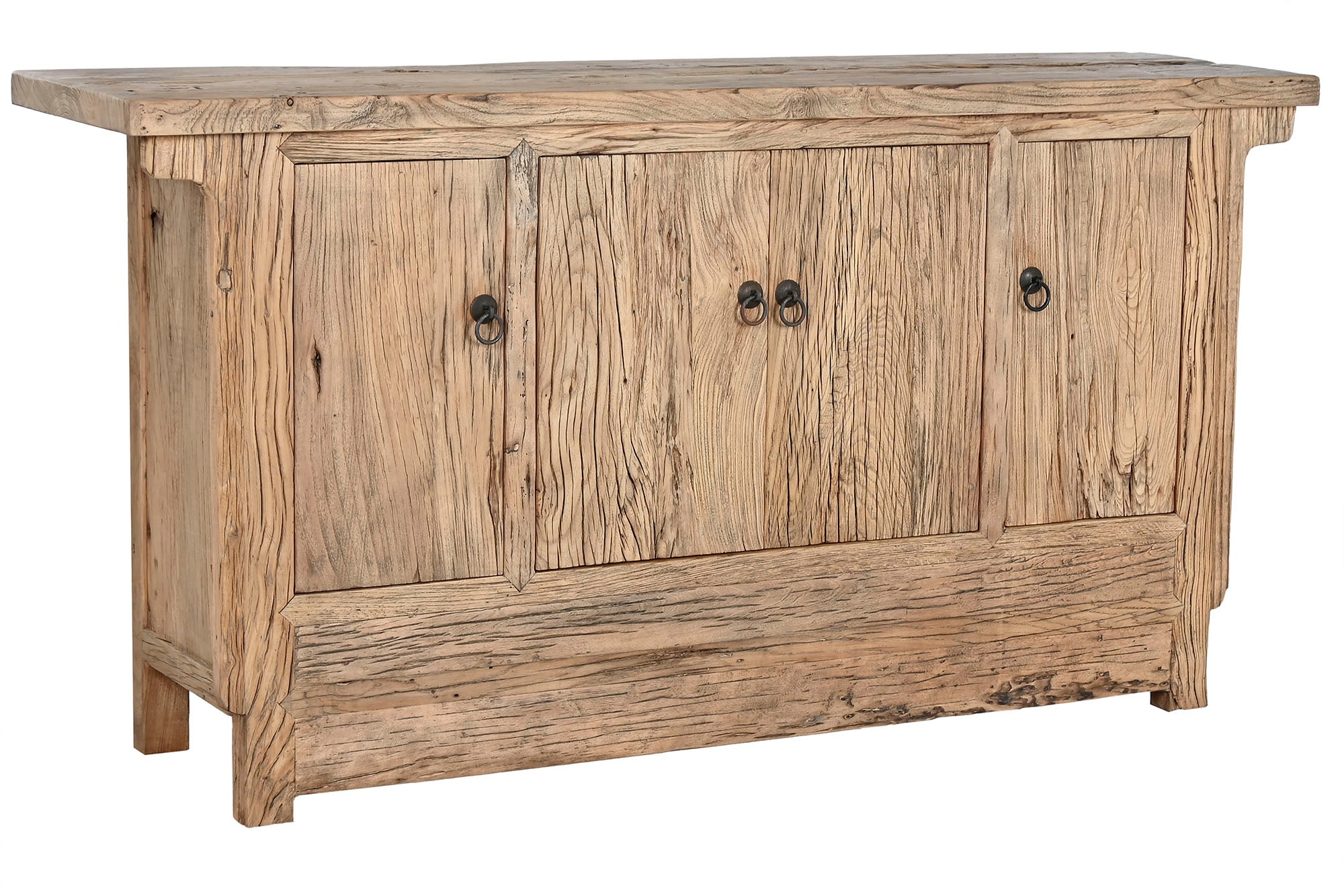 APARADOR OLMO MACIZO 177X46X90 NATURAL NATURAL - Imagen 4