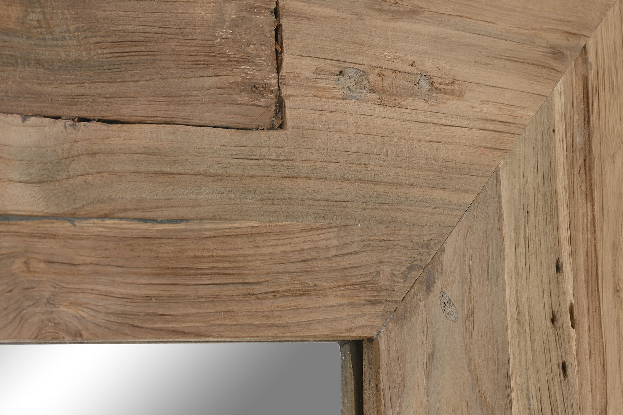 ESPEJO VESTIDOR TECA RECICLADA 100X7X180 NATURAL - Imagen 3