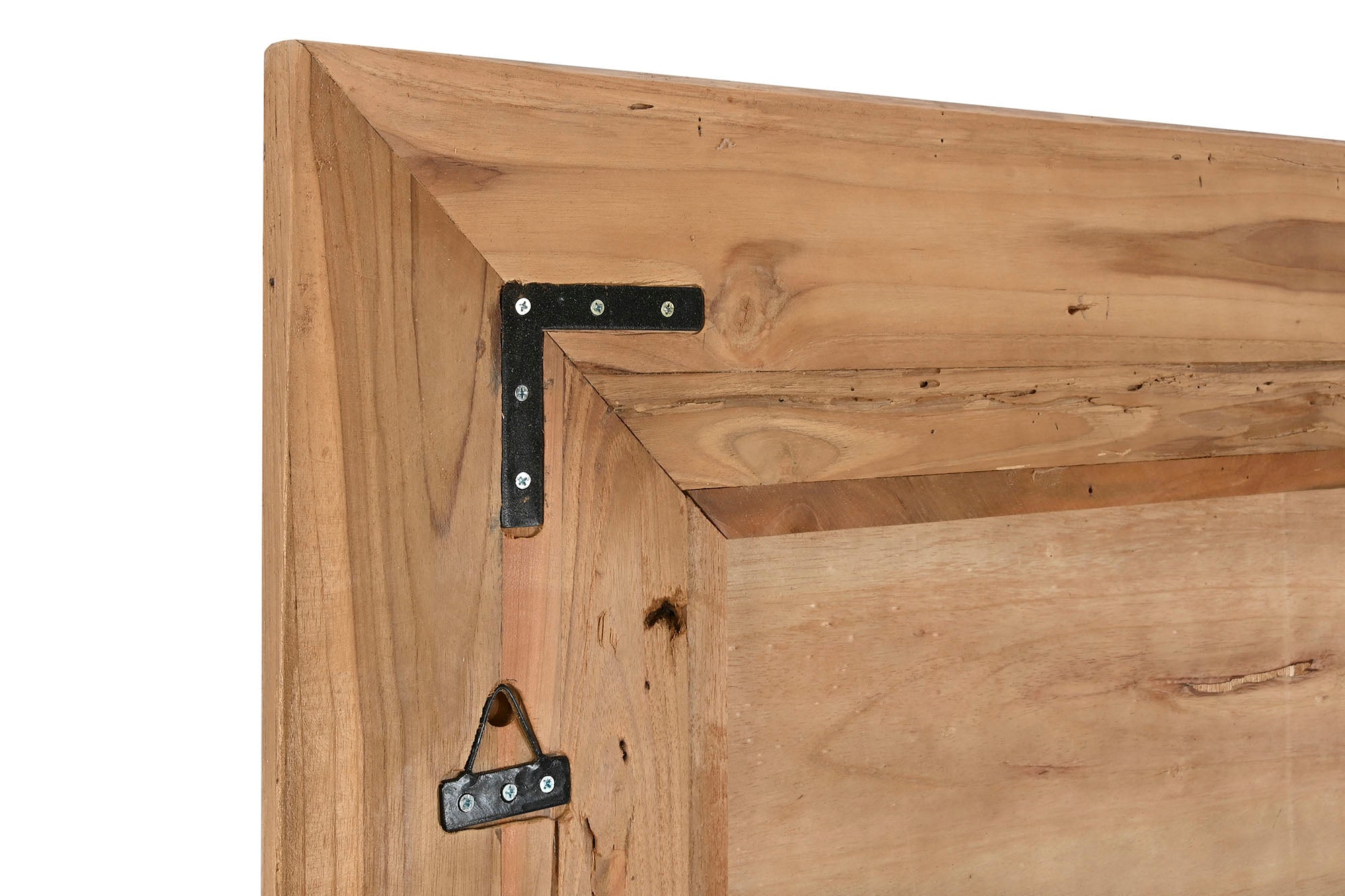 ESPEJO VESTIDOR TECA RECICLADA 100X7X180 NATURAL - Imagen 4