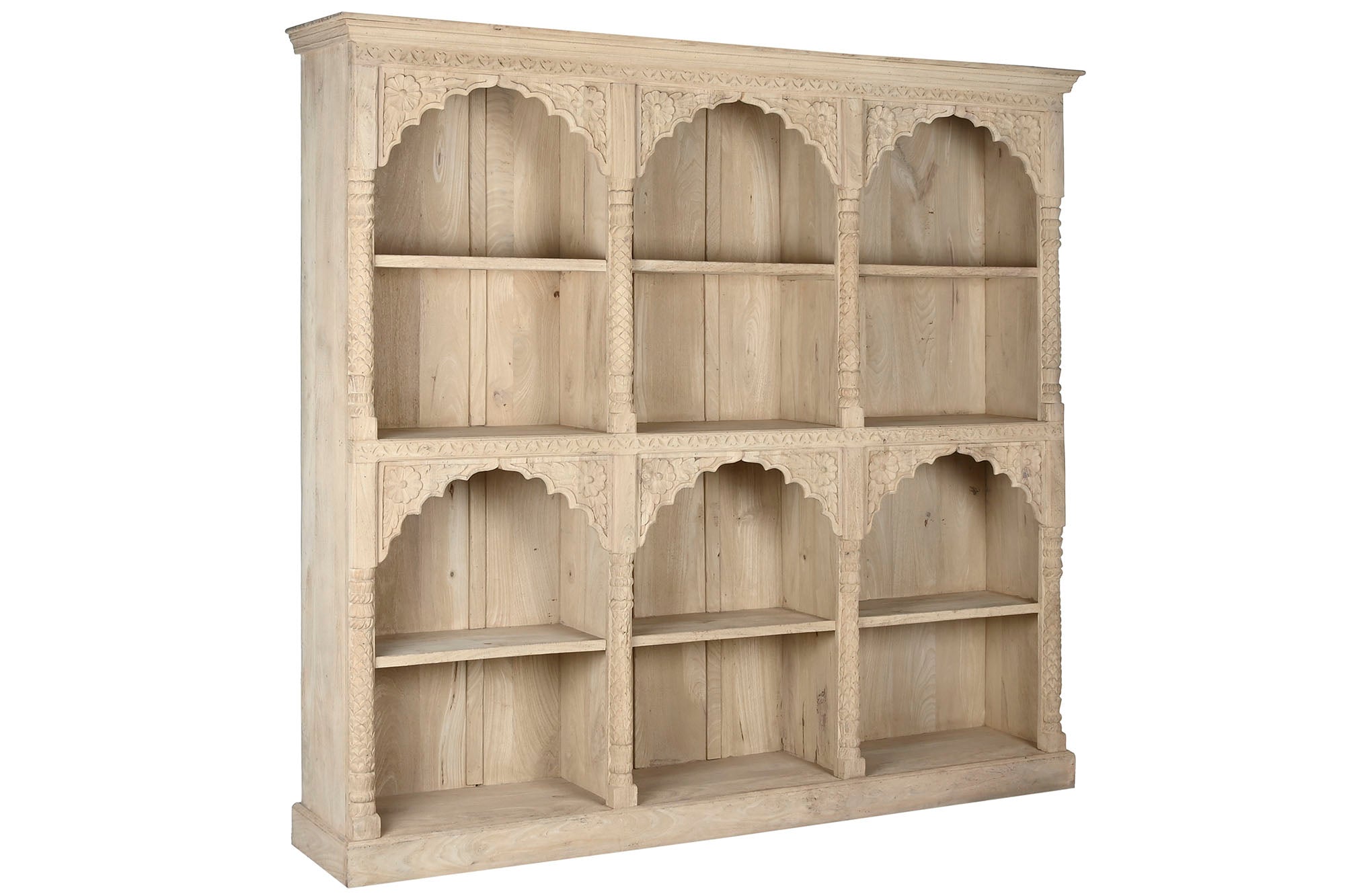 ESTANTERIA MADERA 204X38X196 TALLADA A MANO - Imagen 2