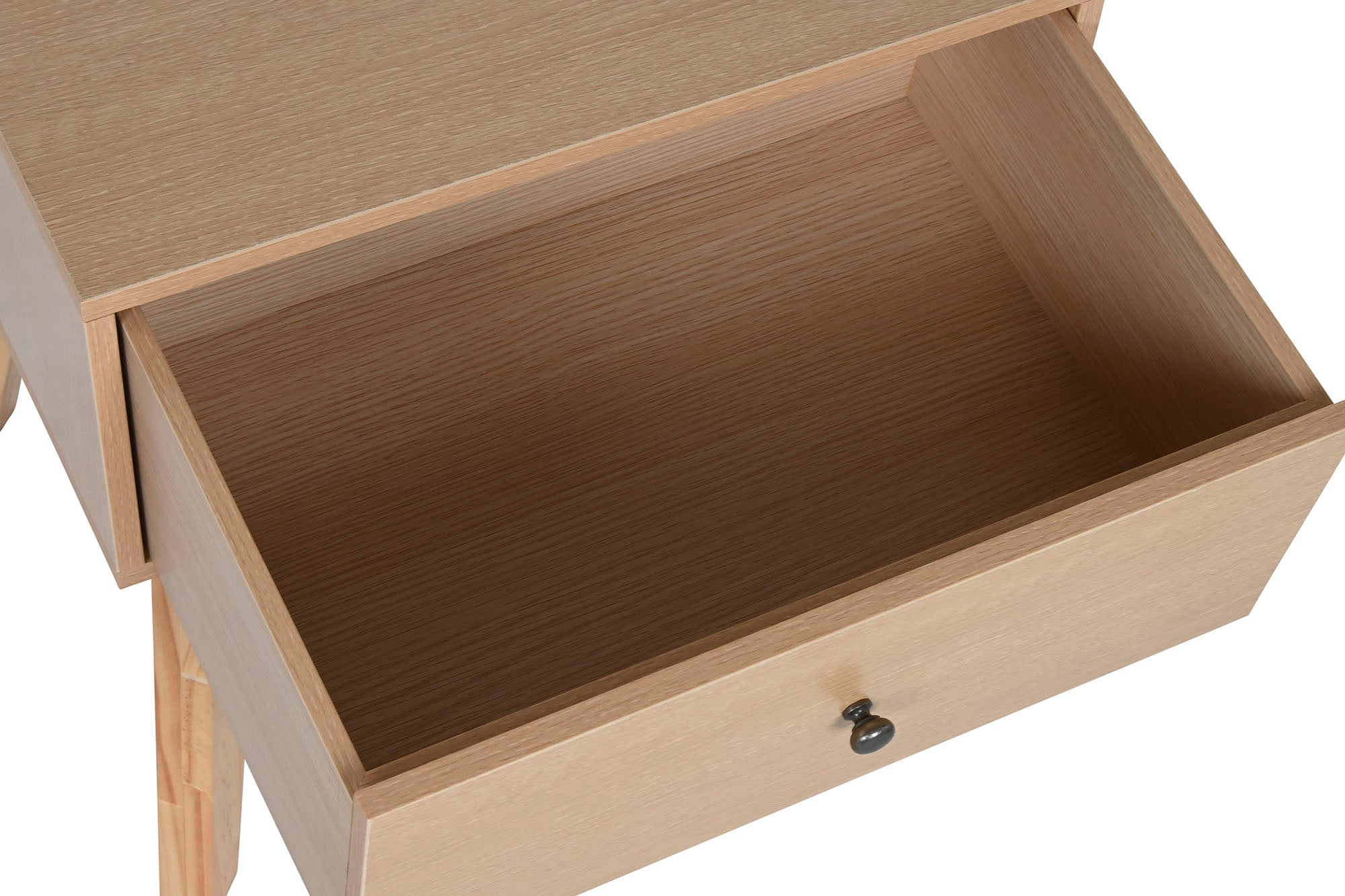 MESITA DE NOCHE MDF 45X36X49 NATURAL - Imagen 3