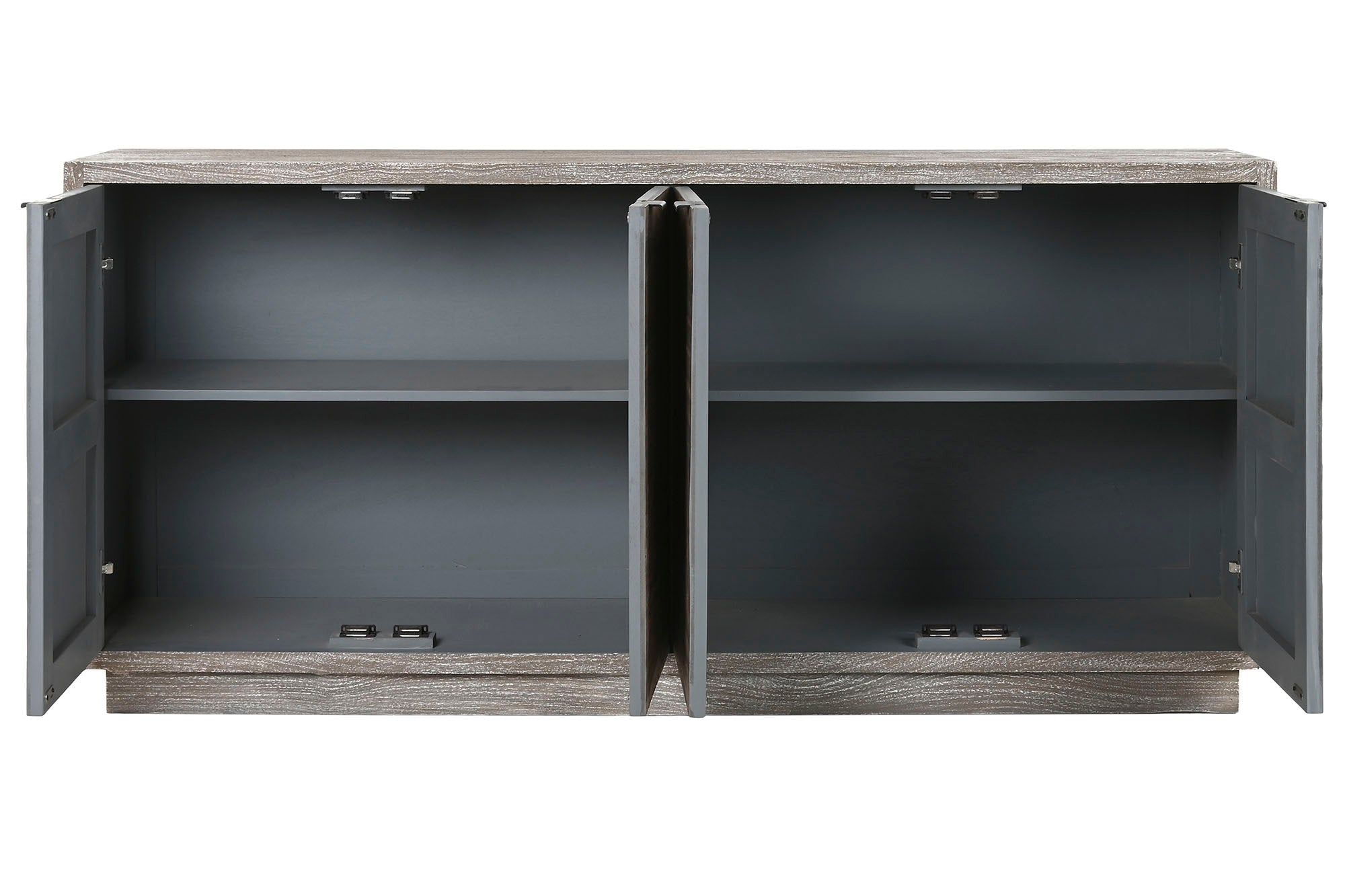 BUFFET MANGO PIEDRA 175X40X81 RUGOSO GRIS - Imagen 4