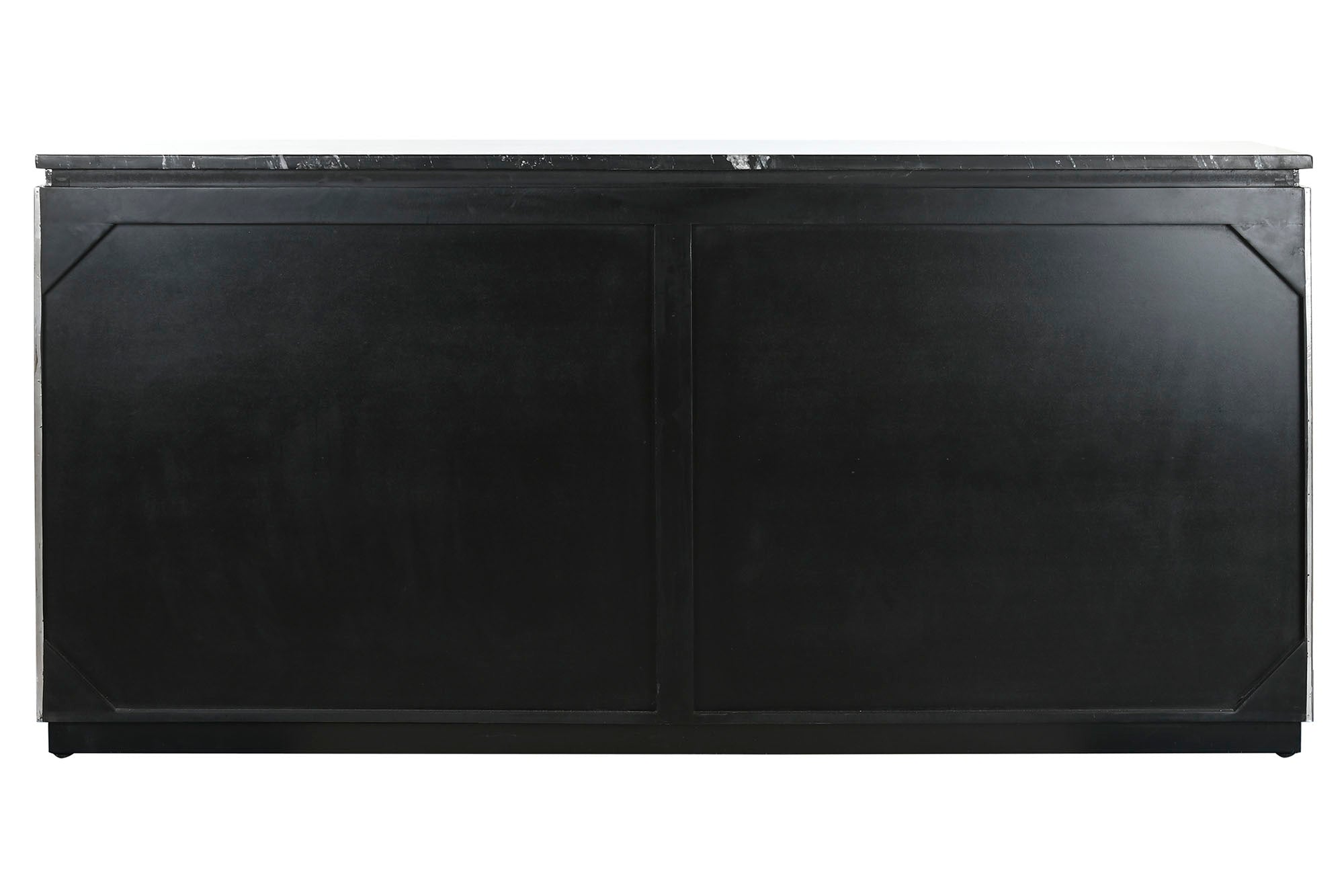 BUFFET LATON MARMOL 180X40X85 PLATEADO - Imagen 3