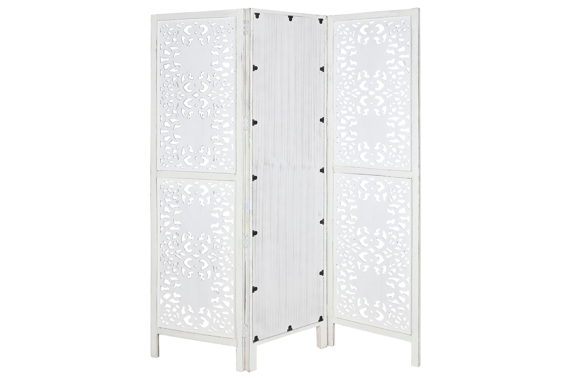 BIOMBO MANGO ESPEJO 152X2X182 DECAPE BLANCO - Imagen 5