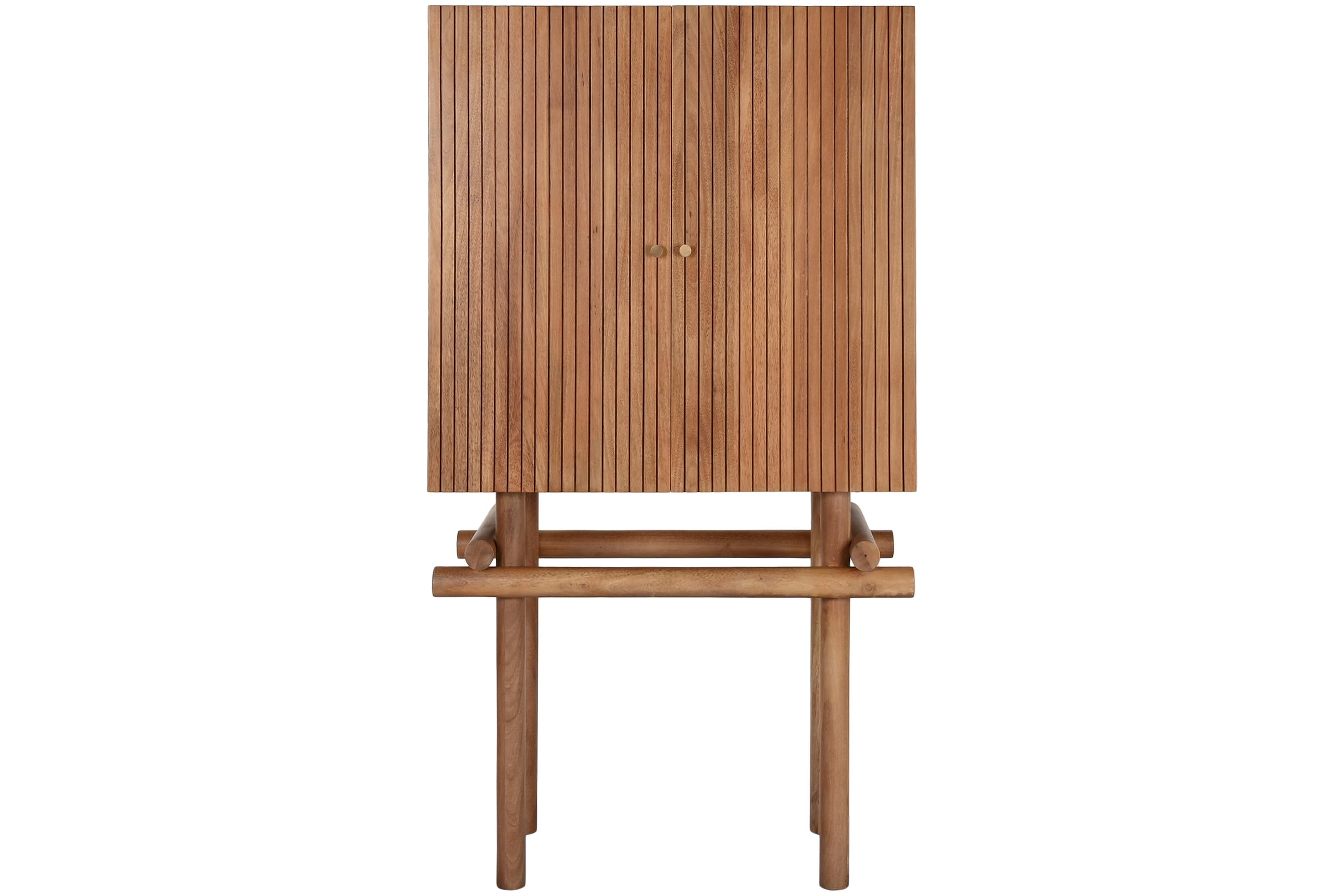 BOTELLERO MANGO 90X45X156 NATURAL - Imagen 1