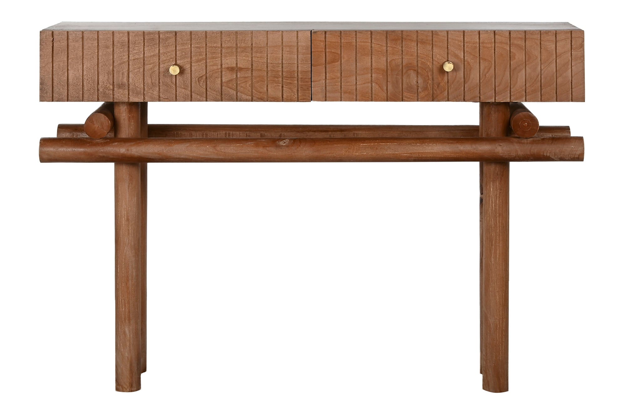 CONSOLA MANGO 110X30X76 NATURAL - Imagen 1