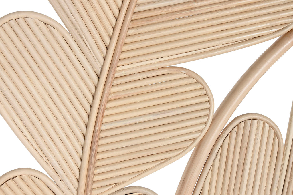 CABECERO CAMA RATAN 153X3X149 HOJA NATURAL - Imagen 3