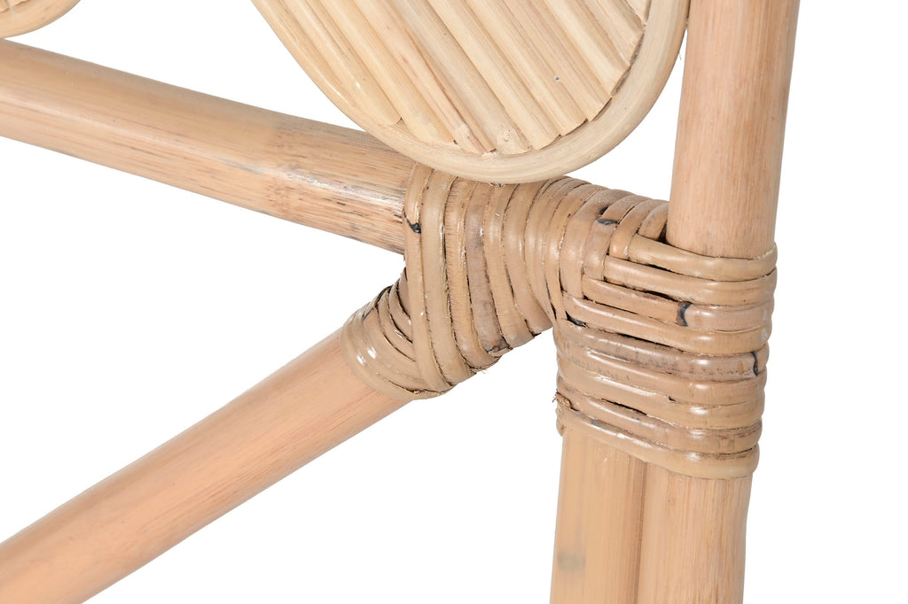 CABECERO CAMA RATAN 153X3X149 HOJA NATURAL - Imagen 4