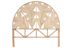CABECERO CAMA RATAN 153X3X149 HOJA NATURAL - Imagen 1