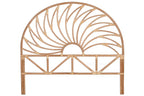 CABECERO CAMA RATAN 153X3,5X138 SOL NATURAL - Imagen 1