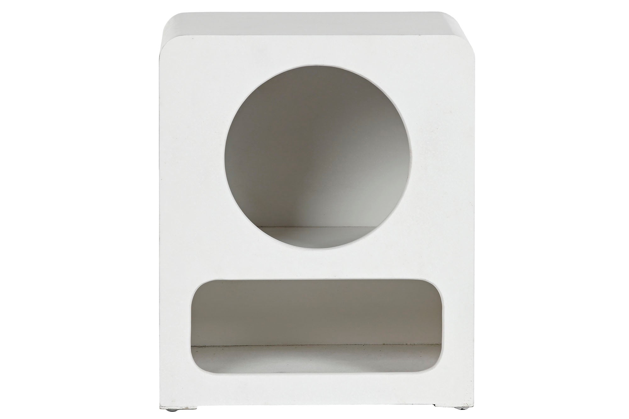 MESITA DE NOCHE MDF 40X30X48 BLANCO - Imagen 1